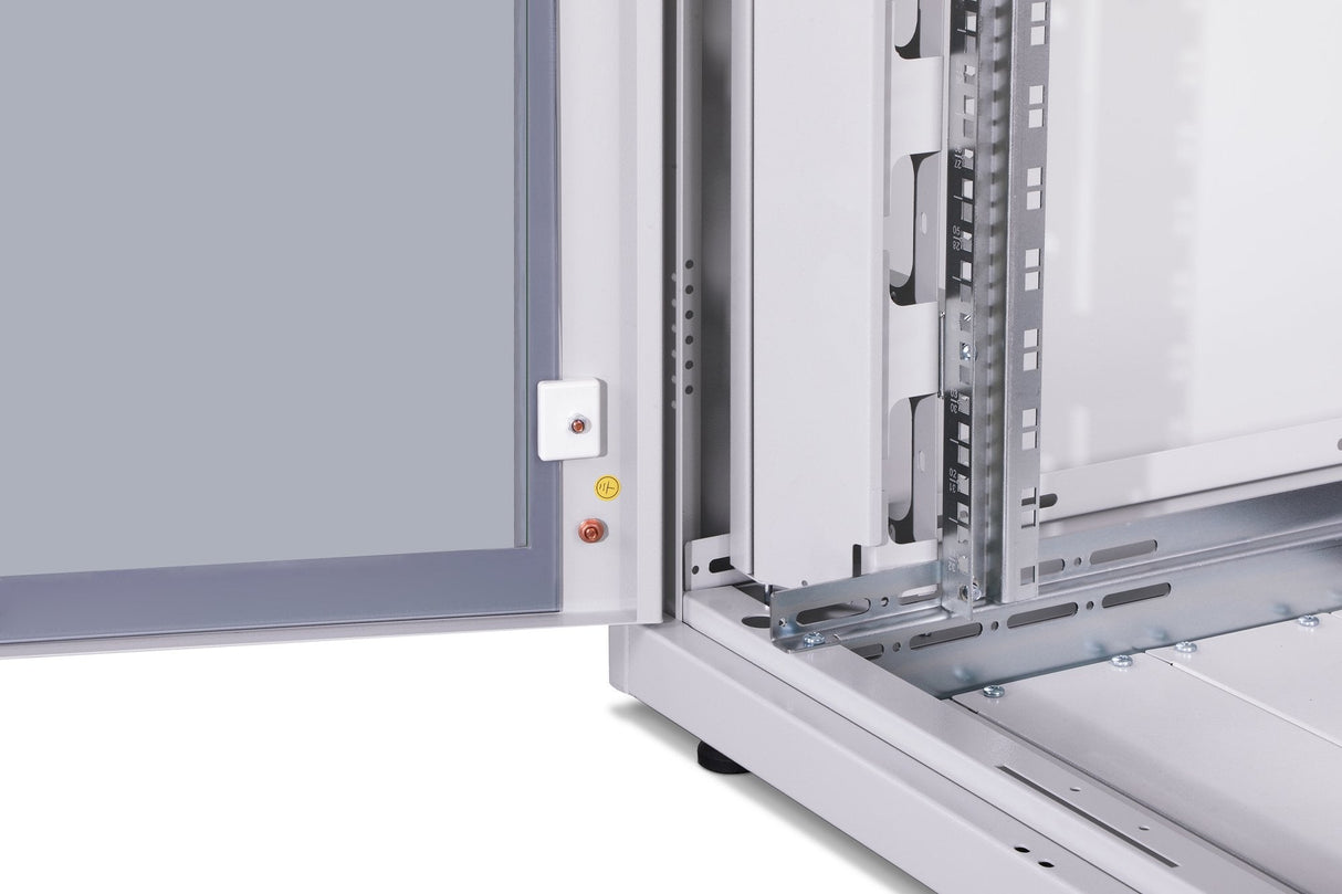 Armario De Red Digitus 483 Mm, 32u, Armario Ti Gris Claro, 32 Unidades De Altura Dn-19 32u-8/8-1