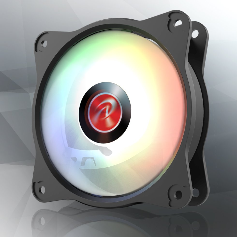 EAN 4715109923353 - RAIJINTEK EOS 9 RBW ADD Placa base, Procesador Ventilador 10 cm Negro, Blanco 1 pieza(s) imagen 2