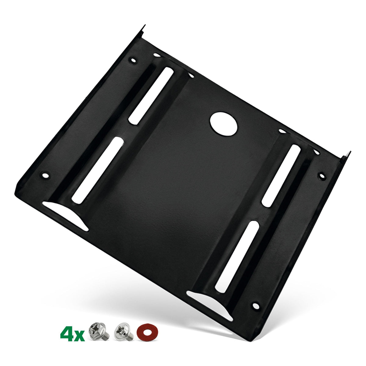 Inline Adaptador Hdd/Ssd, 2,5" A 3,5", Con Tornillos, Negro