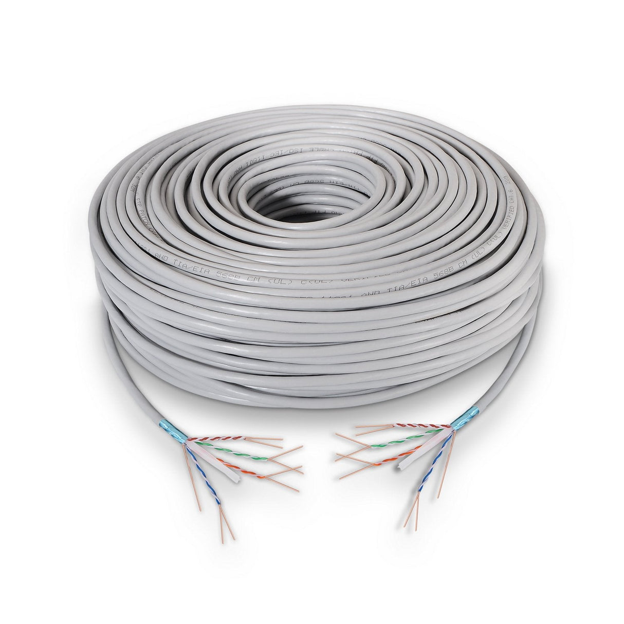 Aisens Bobina Cable Rj45 Cat.6 Ftp Rigido Awg24 - 305m 100% Cobre - Gris