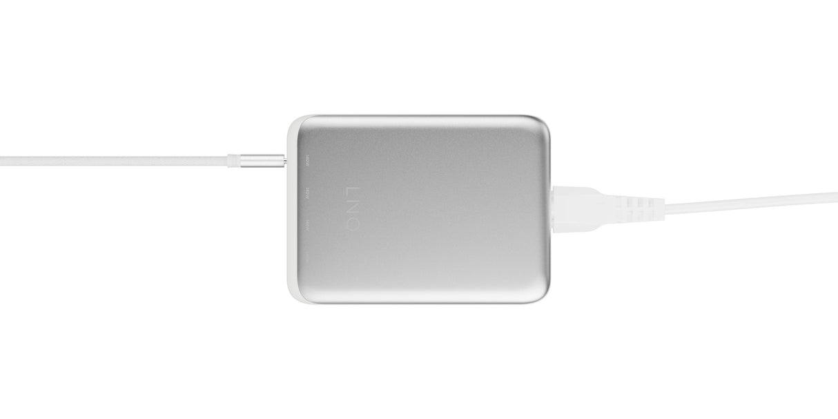 Cargador Escritorio 4xusb-C 240w Gan2 Plata Linq Hasta 240w/ 4xusb-C Pd/ 140w Máximo Por Puerto