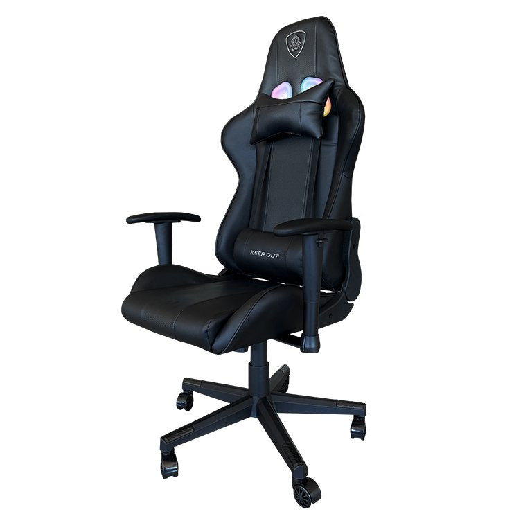 EAN 8435099529057 - KeepOut XSRGB-RACING silla para videojuegos Silla para videojuegos universal Asiento acolchado Negro imagen 11