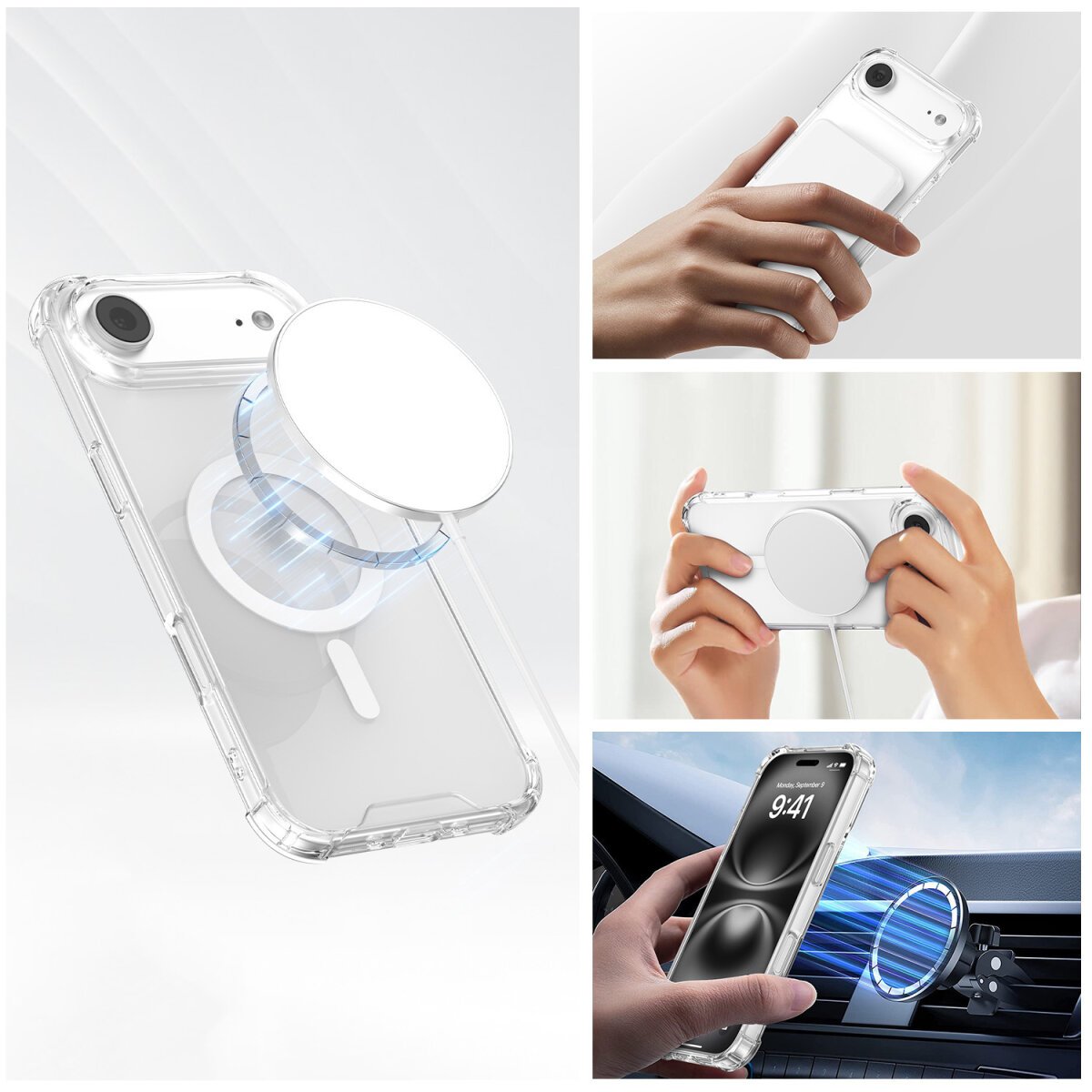 4smarts Hybrid Funda Ibiza Para Apple Iphone Air Magsafe-Kompatibel