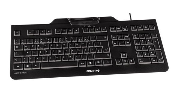 Cherry Kc 1000 Sc Teclado Usb Azerty Belga Negro