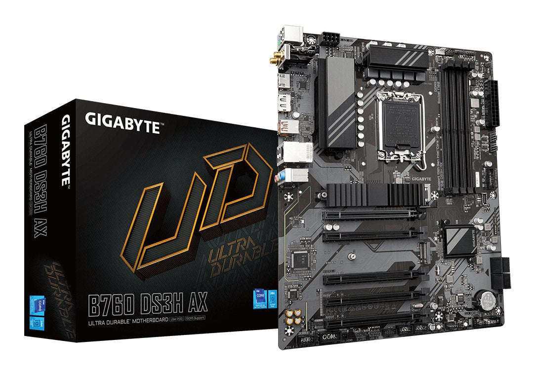 EAN 4719331852757 - GIGABYTE B760 DS3H AX placa base Intel B760 Express LGA 1700 ATX imagen 1