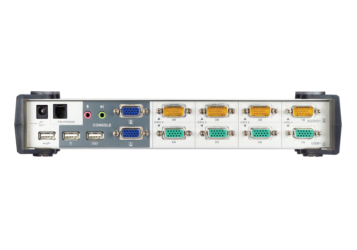 4 Port Usb Dual Kvm, Support One Pc With Two Display Cs1744c-At