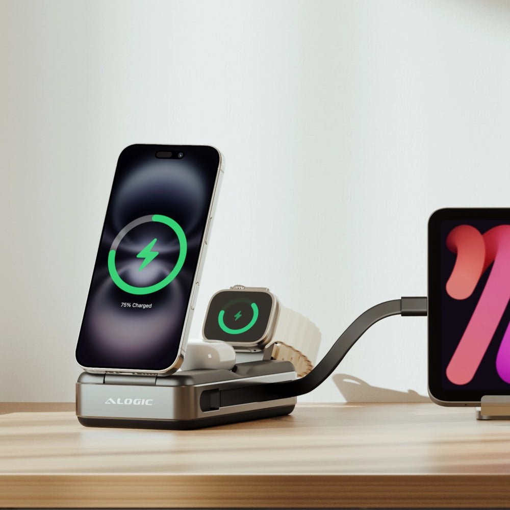 EAN 9350784030245 - ALOGIC Roam 21000 mAh Cargador inalámbrico Negro imagen 3