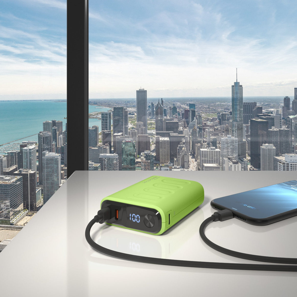 EAN 4040895011930 - RealPower PB-10000C PD+ 10000 mAh Verde claro imagen 5