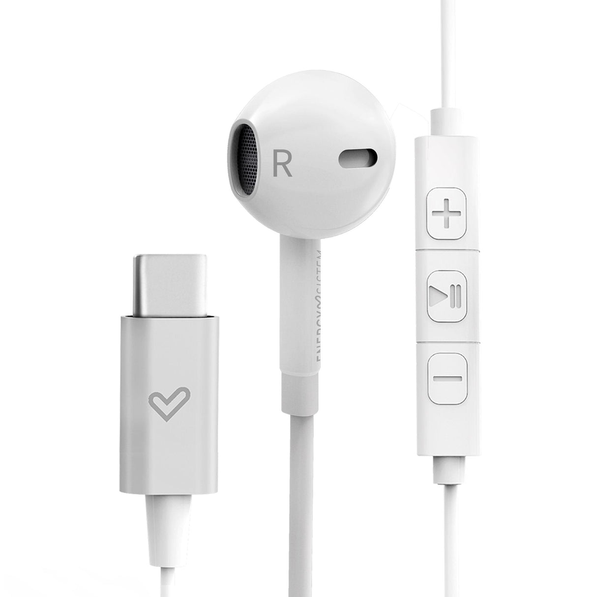 Earphones Smart 2 Type C White