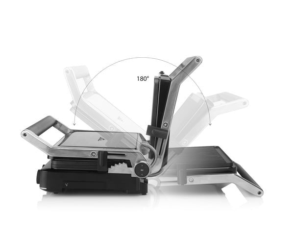 Eta Eta515690000 Gril Chef Electric Contact Grill, 2000 W, Removable Drip Tray With A Volume Of 0.25 L, 2 Separate Thermostats - Temperature