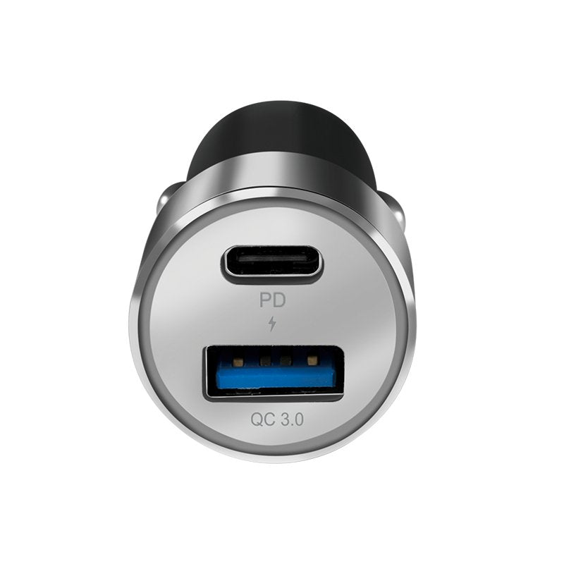 Logilink Cargador Para Coche Usb 2port 1xusb-C Pd, 1xusb-A Qc, 36w