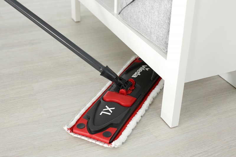 EAN 4023103212213 - Vileda Ultramat Turbo XL fregona Seca y húmeda Microfibra Negro, Rojo imagen 8