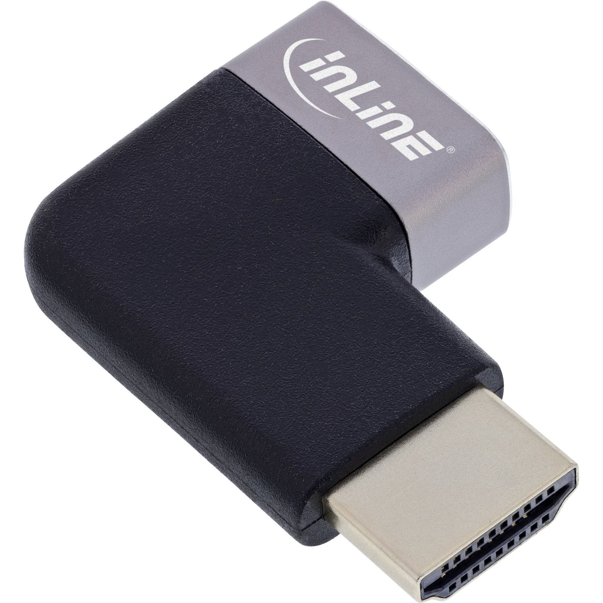 Inline® Hdmi Adapter, Hdmi A Plug / Socket, 90° Left, 8k Uhd