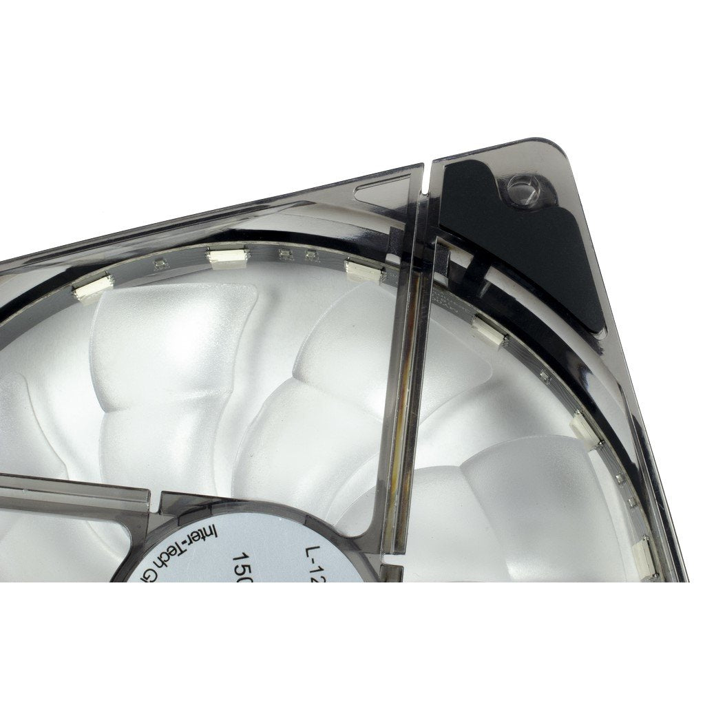 EAN 4260455643344 - Inter-Tech L-12025 Aura Carcasa del ordenador Ventilador 12 cm Negro imagen 9