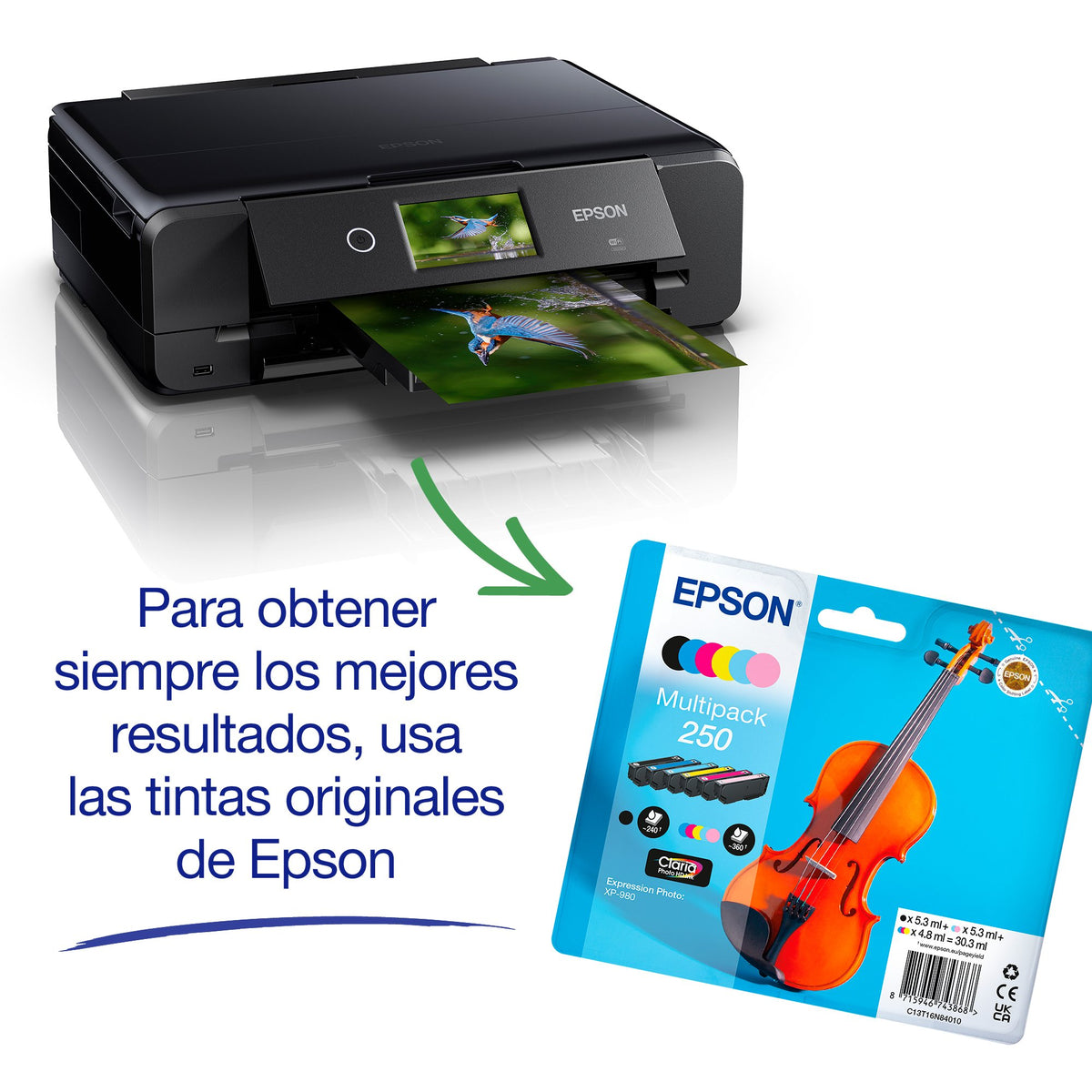 EAN 8715946741628 - Epson XP-980 Inyección de tinta A3 5760 x 1440 DPI 28 ppm Wifi imagen 8