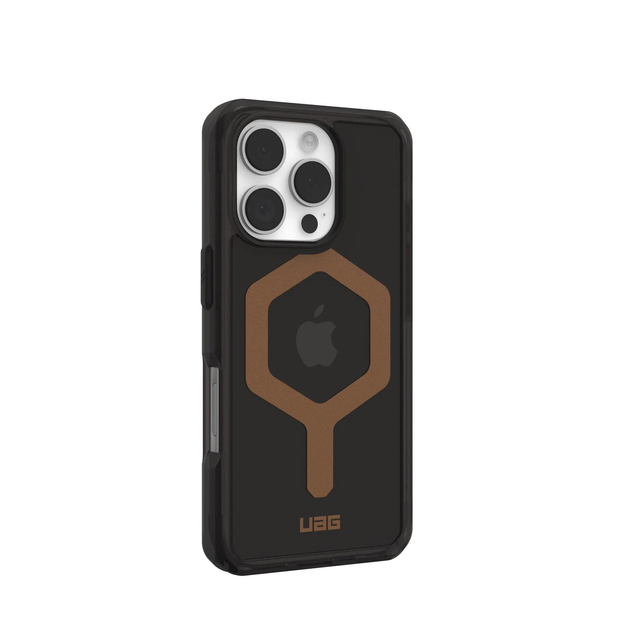 Funda Urban Armor Gear Plyo Para Phone 16 Pro(6.3") Negro, Bronce