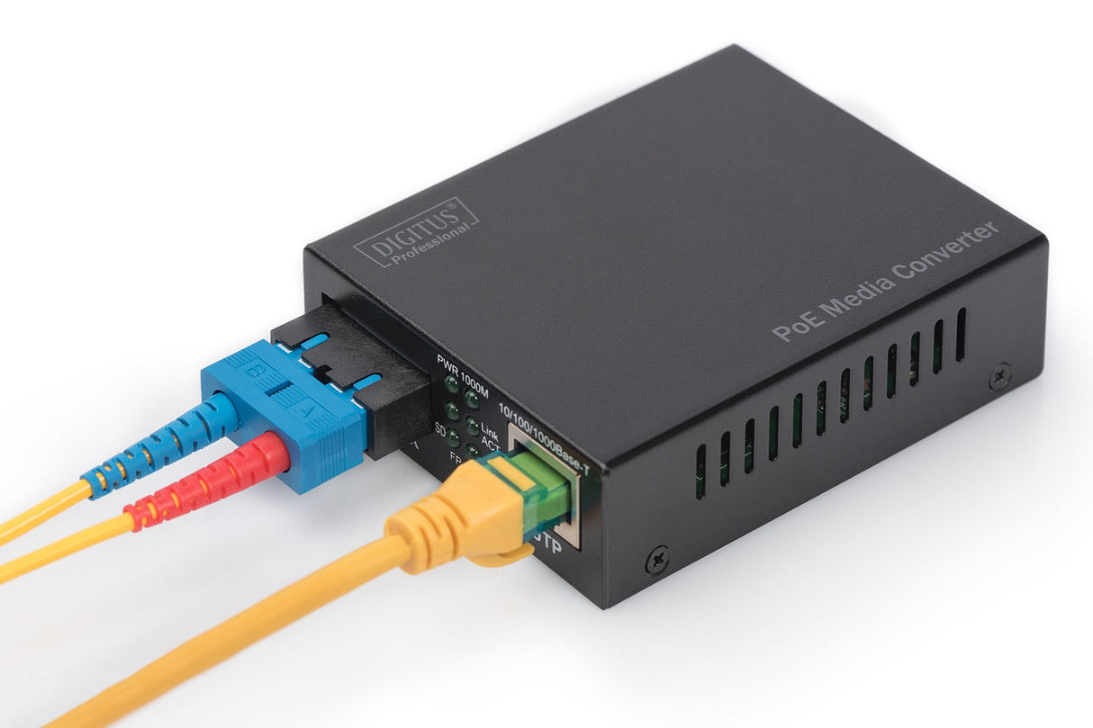 EAN 4016032390022 - Digitus DN-82150 convertidor de medio 1000 Mbit/s 850 nm Multimodo Negro imagen 2