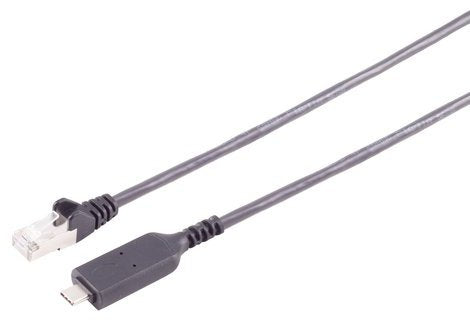 S-Impuls Usb-C Lan Cable Adaptador 1g, Rj45, Pvc, Negro., 3m