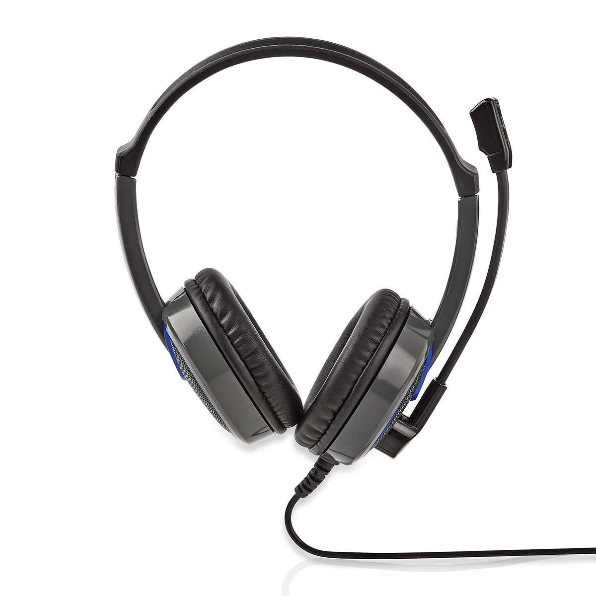 EAN 5412810270354 - Nedis GHST200BK auricular y casco Auriculares Alámbrico Diadema Juego Negro imagen 1