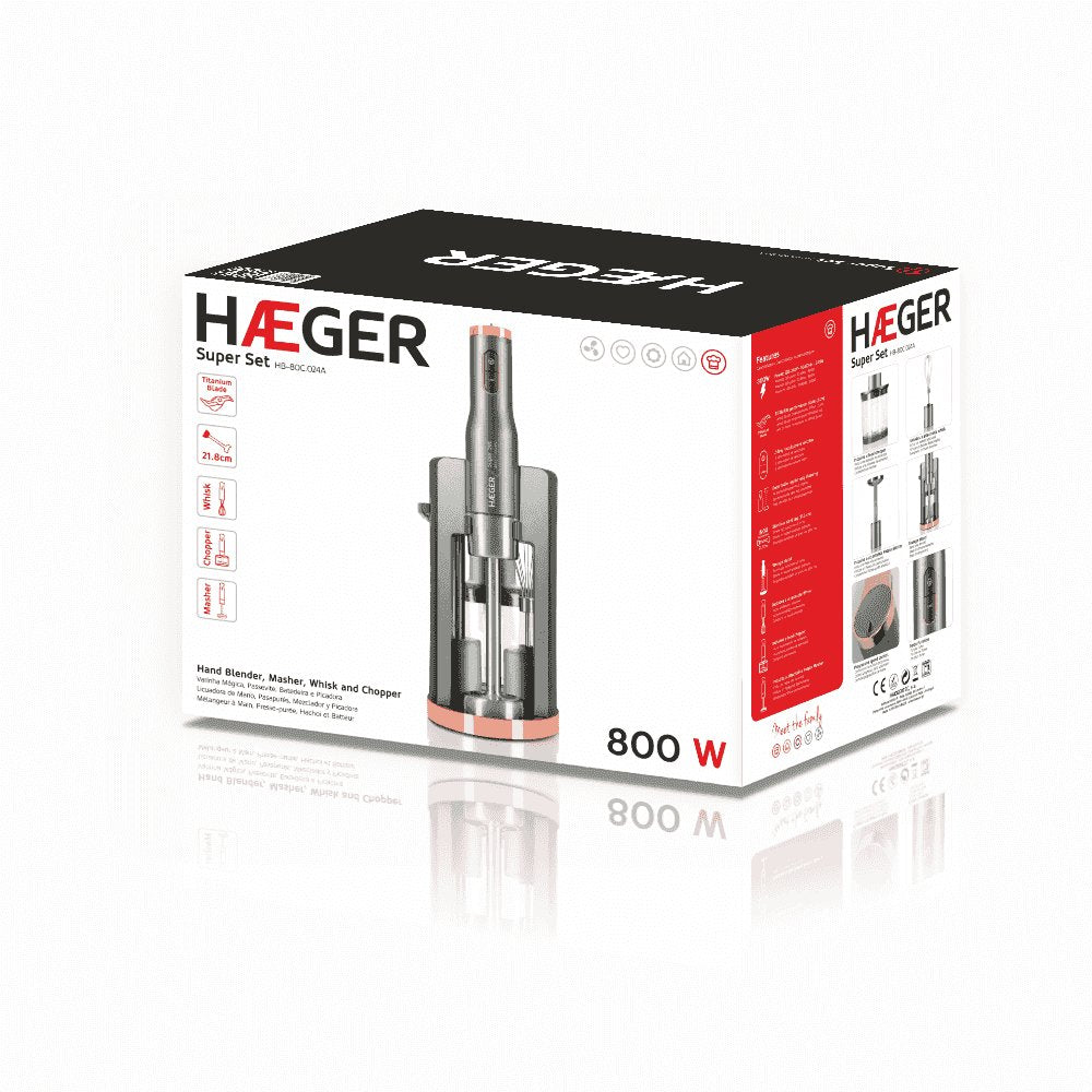 Haeger Super Set Batidora Multifuncion 800w