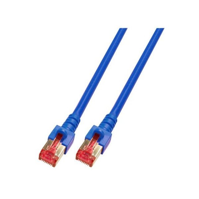 Efb Rj45 Cable De Red S Ftp Cat.6 Lszh 40m Blau Reines Kupfer Laengenaufdruck Auf Knickschutztuelle Patentiert
