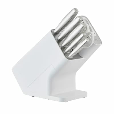 Ninja Staysharp Taco De Cuchillos, Acero Inoxidable, Afilador Integrado, 5 Cuchillos