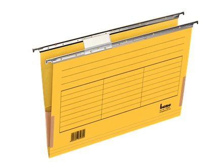 Bene Carpeta De Anillas Din A4 De 100 % Recycelbarem Cartón Amarillo