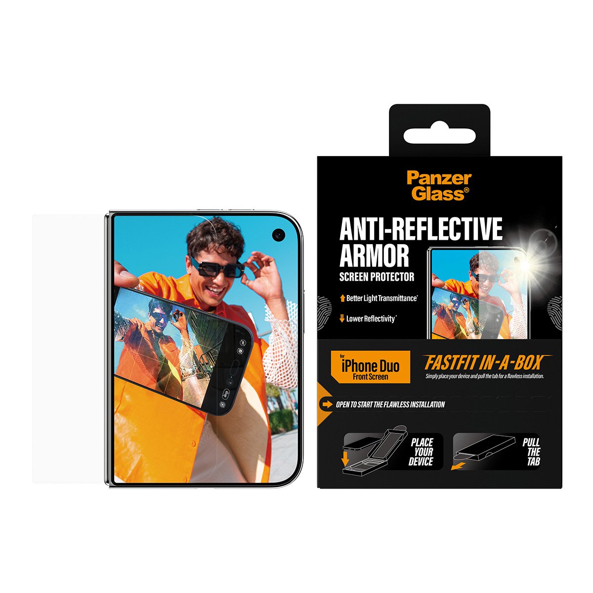Panzerglass Anti-Reflective Armor Front Screen Protector Iphone 18 Duo
