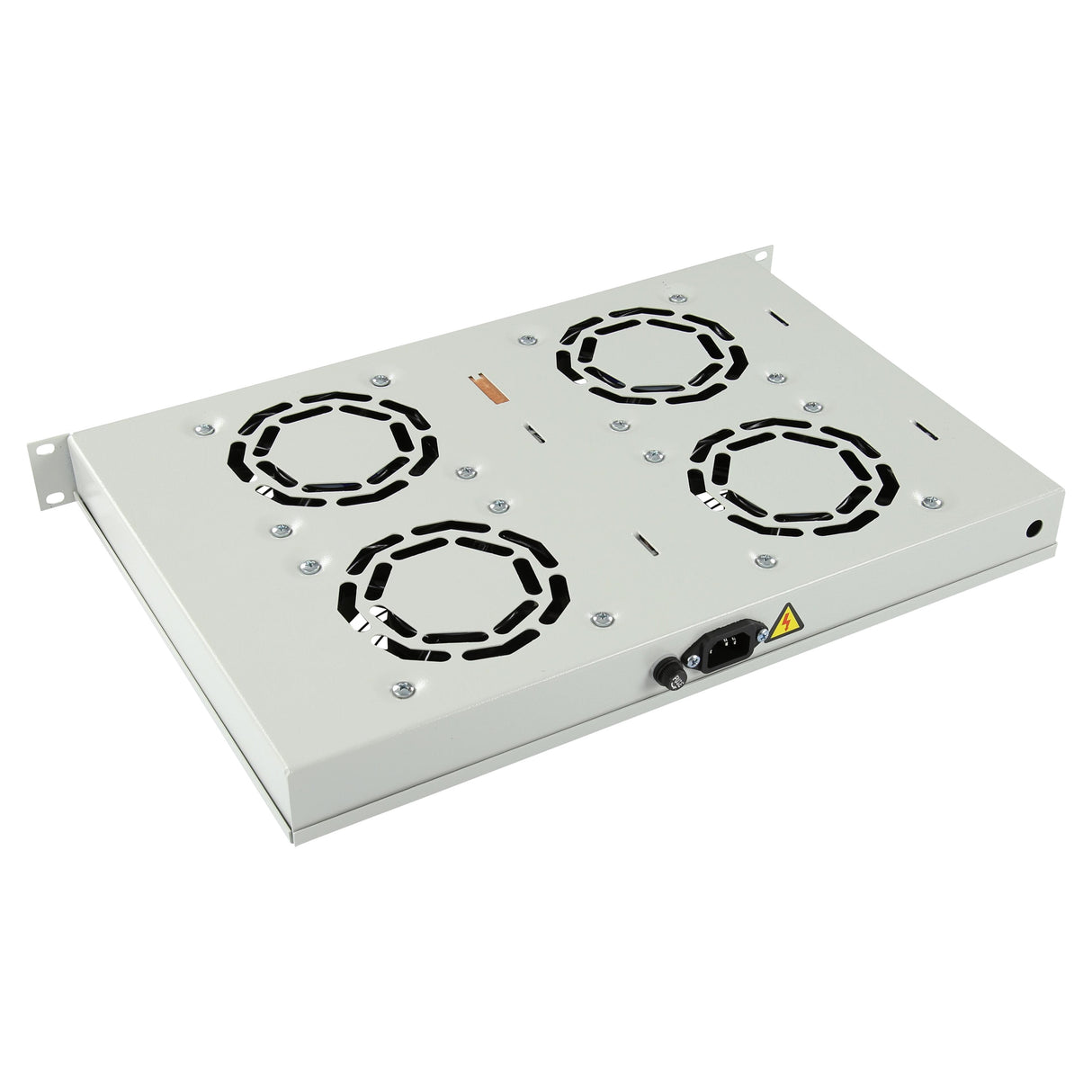 4 Fans, Digital Thermostat Rack Mount Fan Module 1u