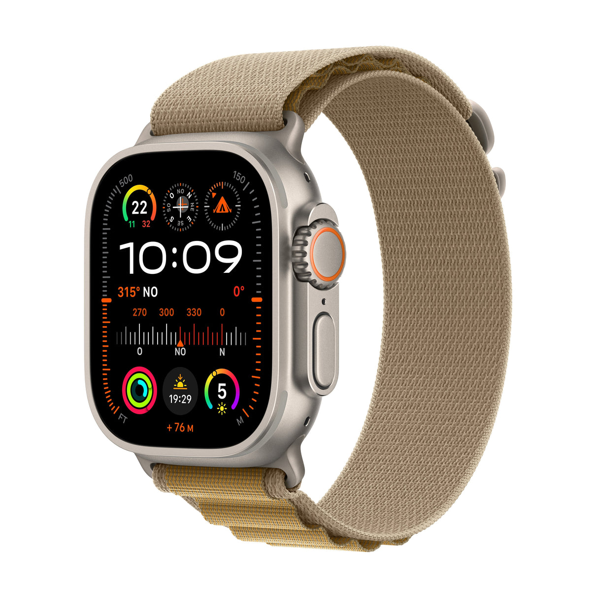 Apple Watch Ultra 2, Smartwatch Gris, 49 Mm, Alpine Loop Almond, Caja De Titanio, Celular Mx4e3fd/A