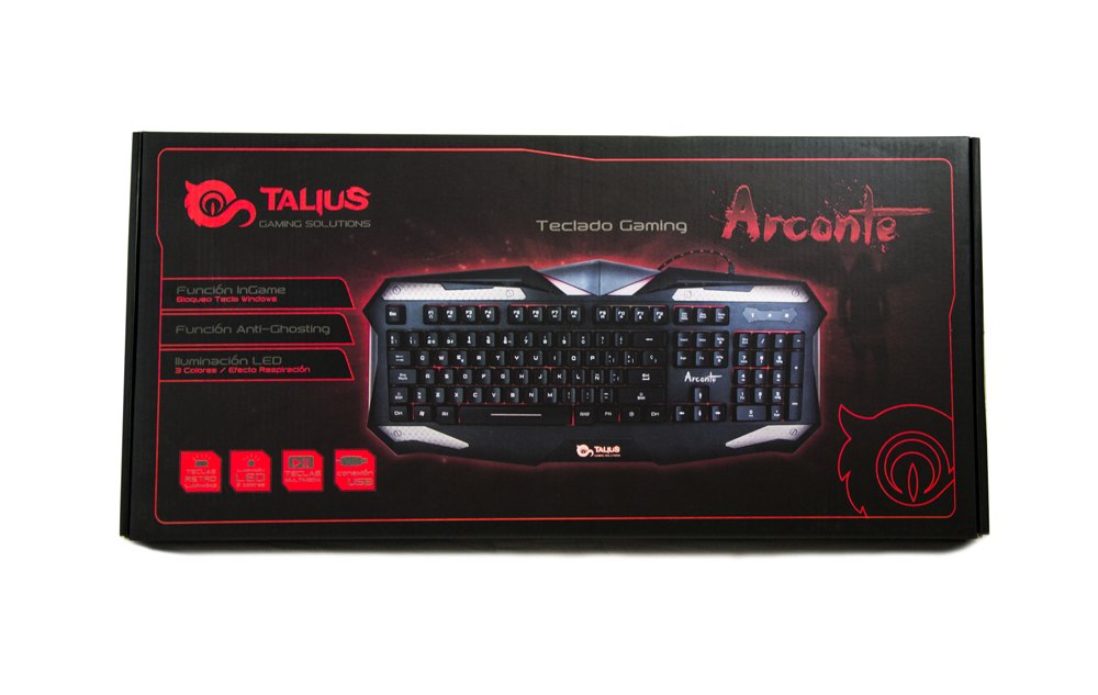 Teclado Español Talius Gaming Arconte Usb Negro Tal-Arconte