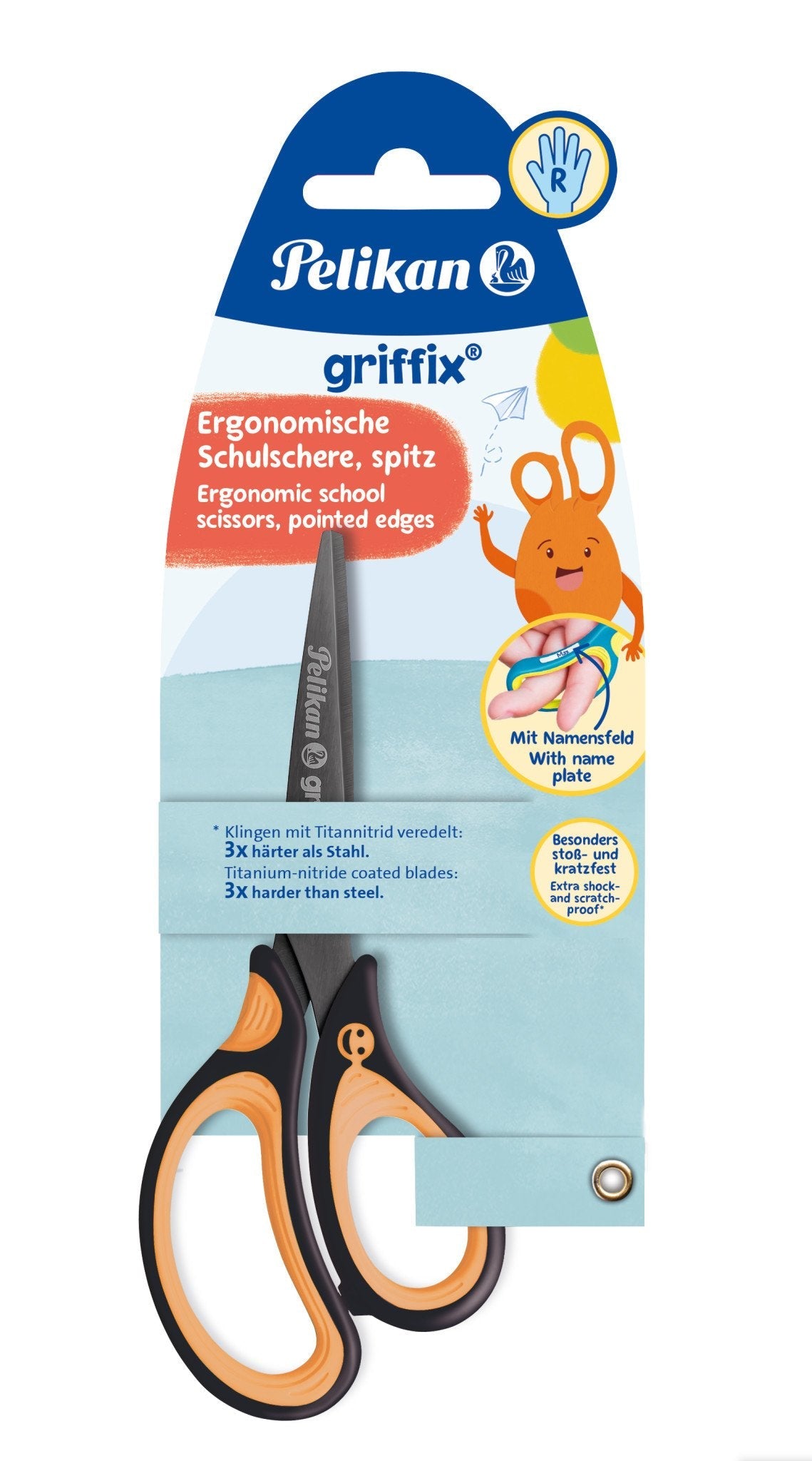 EAN 4012700819062 - Pelikan Griffix Universal Corte recto Negro, Naranja imagen 6