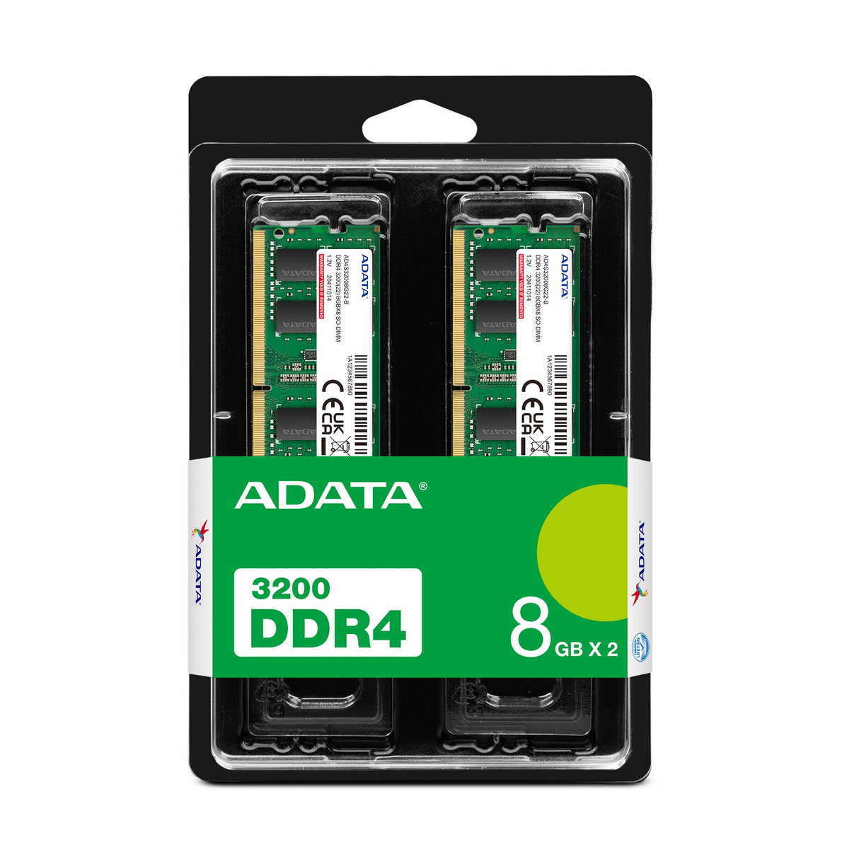 EAN 4711085932655 - ADATA AD4S32008G22-DTGN módulo de memoria 16 GB 2 x 8 GB DDR4 260-pin SO-DIMM imagen 3