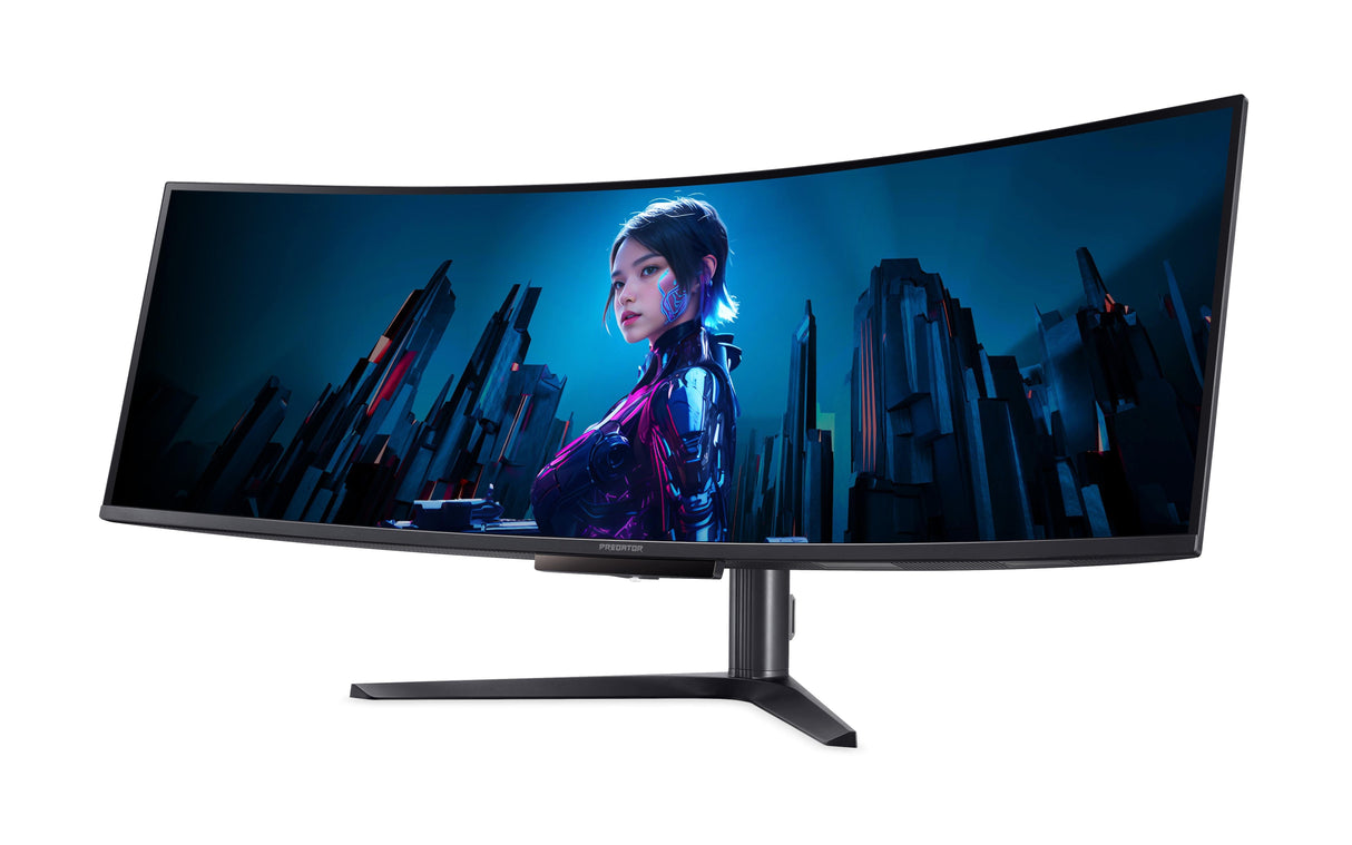 Acer Predator X49xbmipphuzx 49" Dualqhd Oled 32:9 240hz 1000cd M2 Hdm2.1 2xdp Hub Usb Usb Typ C Speakers Height