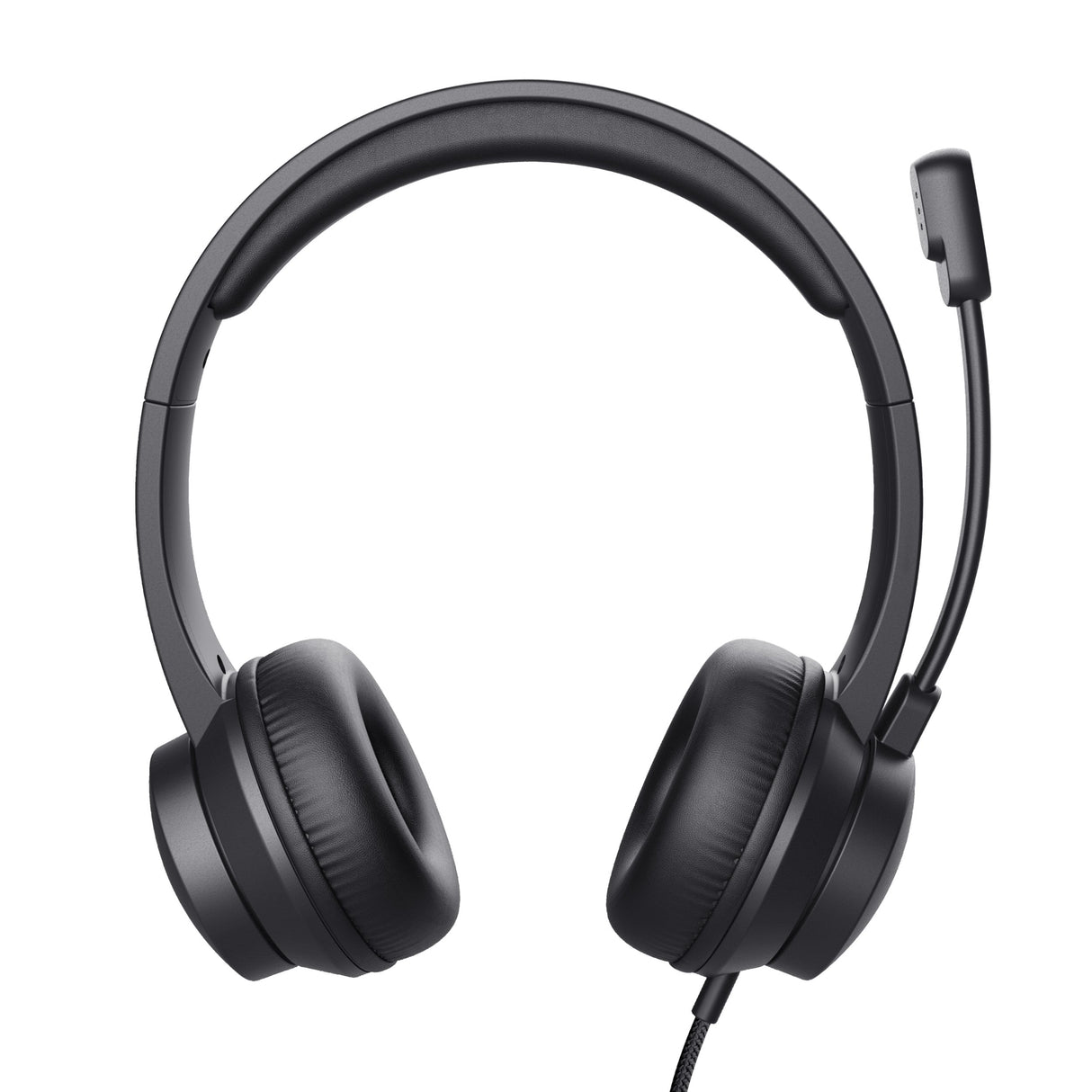 Auriculares Trust Hs-200 On-Ear 24186 Con Micrófono Usb Negros