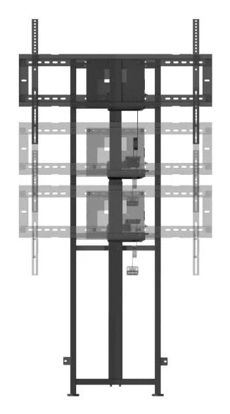 Viewsonic Vb-Stnd-104 Soporte Para Pantalla De Señalización 2,18 M (86") Negro