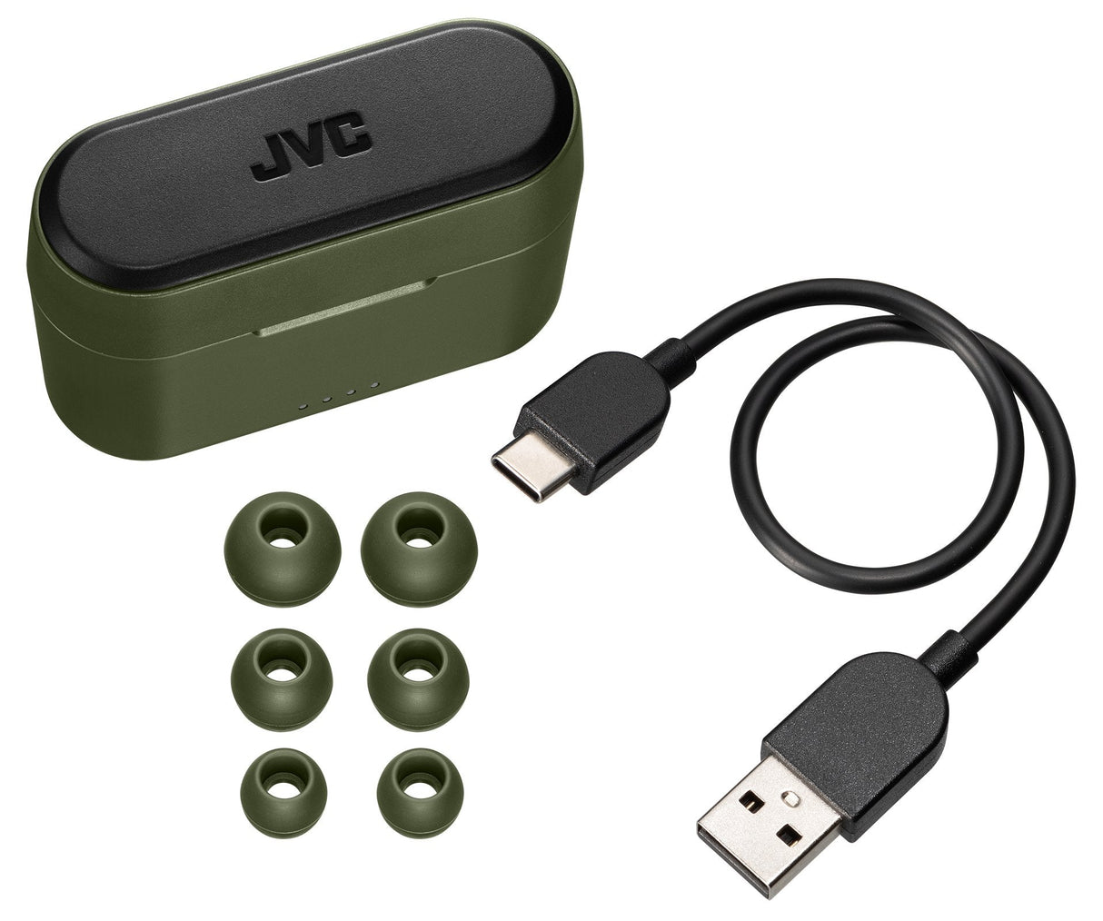 Jvc Ha-A9t Powerful Sound True Wireless Headphones Green