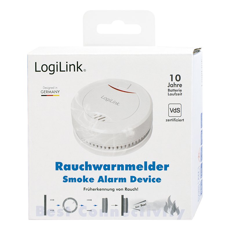 EAN 4052792044522 - LogiLink SC0010 detector de humo Detector fotoeléctrico de reflexión Inalámbrico imagen 4