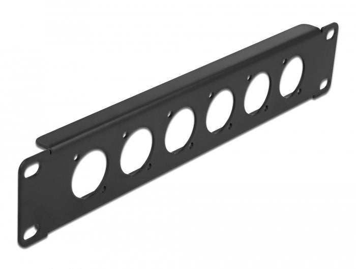 Delock 10? D-Typ Patchpanel 6 Port Schwarz