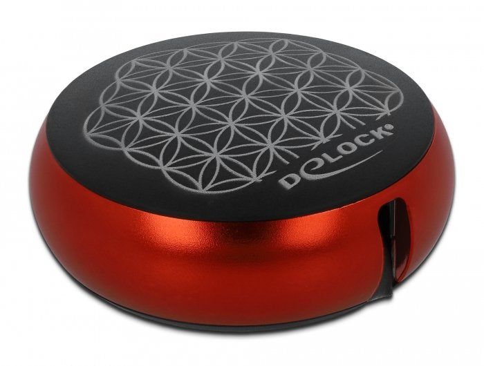 Delock Cable Enrollable Usb 2.0 Tipo A A Usb-C 0.90m Negro / Rojo