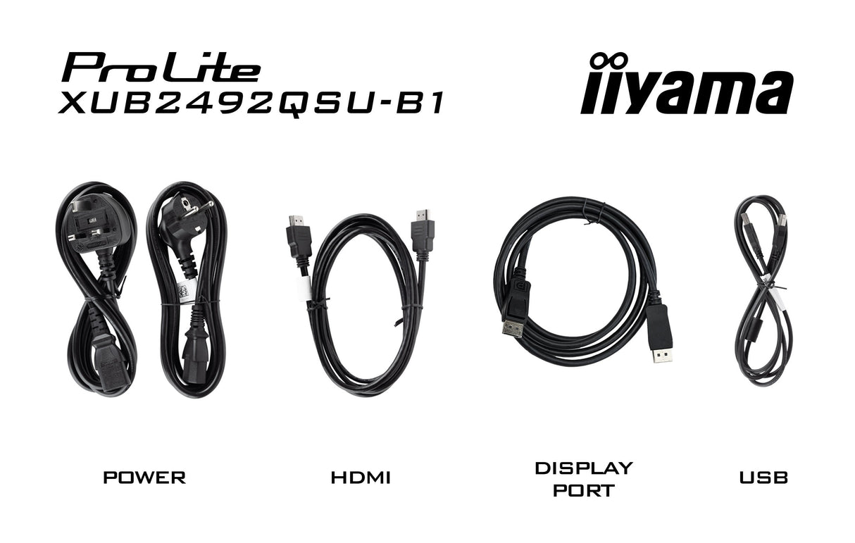 EAN 4948570123179 - iiyama ProLite XUB2492QSU-B1 pantalla para PC 60,5 cm (23.8") 2560 x 1440 Pixeles Quad HD LED Negro imagen 14