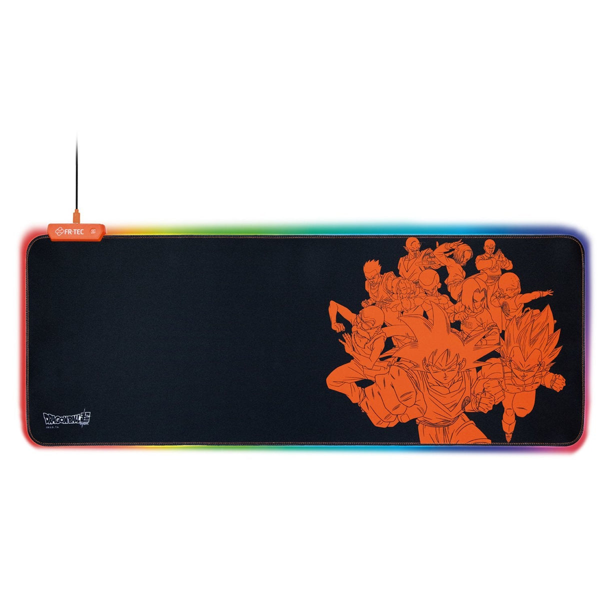 Fr-Tec Pc Dragon Ball Super Mousepad Goku Alfombrilla De Ratón Negro