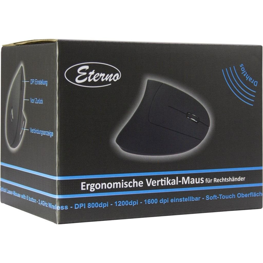EAN 4260455644846 - Inter-Tech KM-206R ratón Oficina Ambidextro RF inalámbrico Óptico 1600 DPI imagen 5