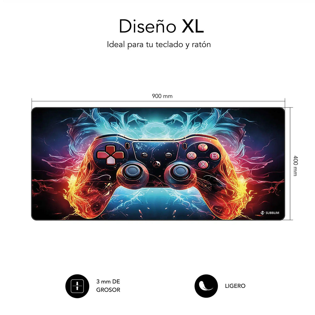 Alfombrilla Subblim Gamecore Xl