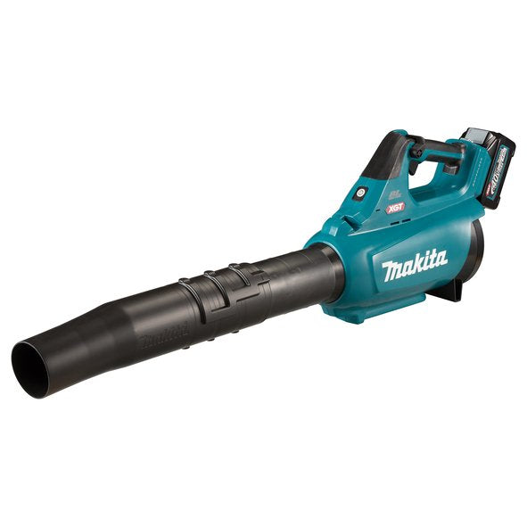 Soplador De Batería Makita Ub001gm101 Xgt, 40 Voltios, Soplador De Hojas Azul/Negro, Batería Li-Ion Xgt 4,0 Ah