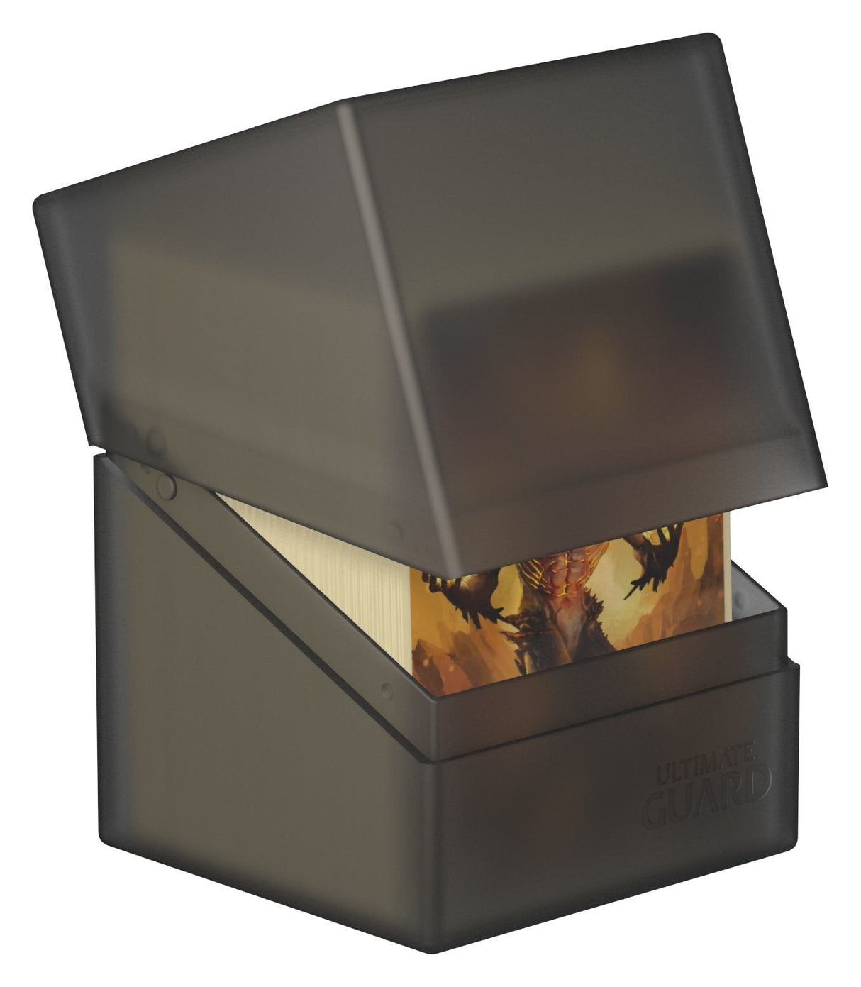 Caja De Cartas Ultimate Guard Boulder Deck Case 100+ Tamaño Estándar Onyx
