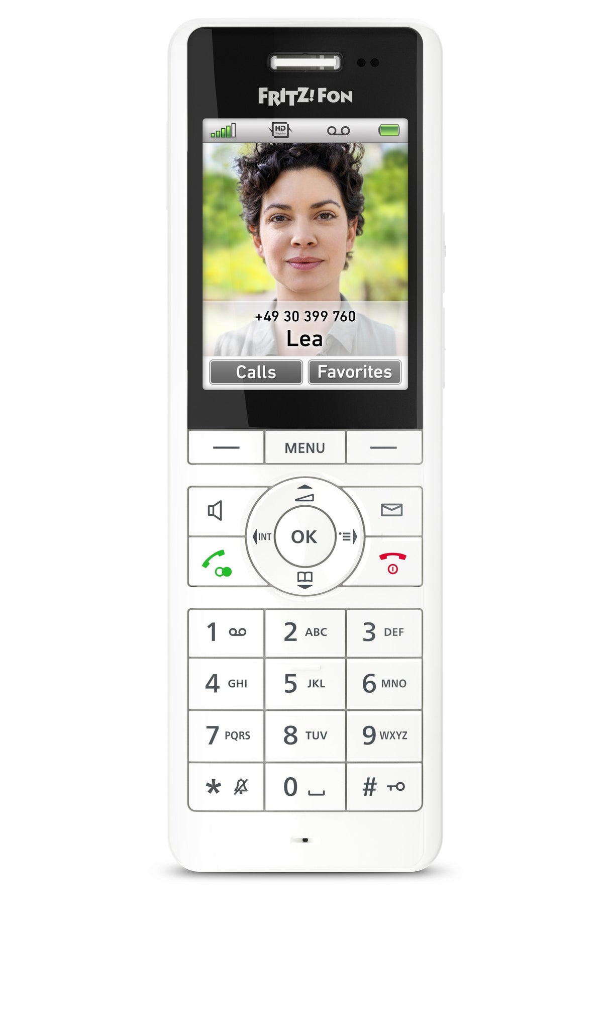 Teléfono Fritz!Fon X6 Dect Identificador De Llamadas Blanco