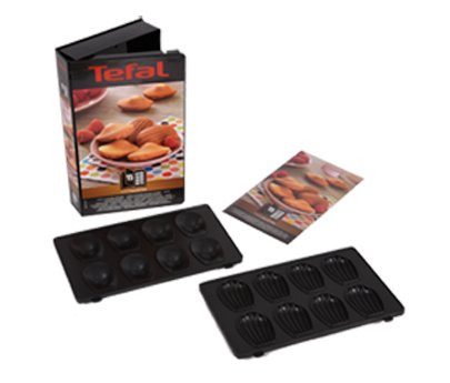 Tefal Xa801512 Platos Madeleine, Negro