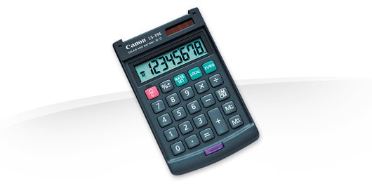 Canon Calculadora De Bolsillo Ls-39e-Dbl / 8 Digitos