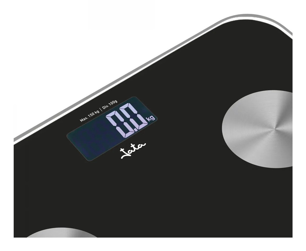 Jata Bathroom Smart Scale Digital Lcd Up To 15 Users Black Hbas1155